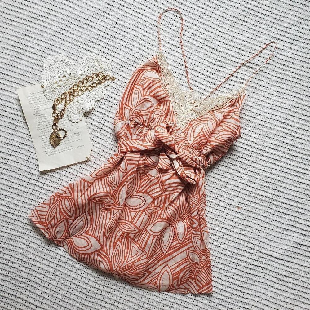 Walter 100% cotton pattern rhinestone babydoll tank top
